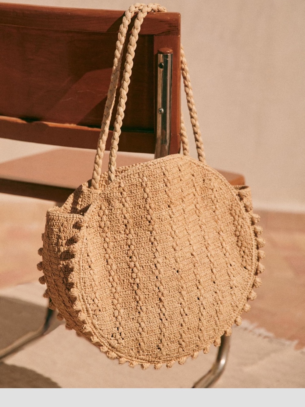 EUC - Sezane June Raffia bag - Picture 4 of 15
